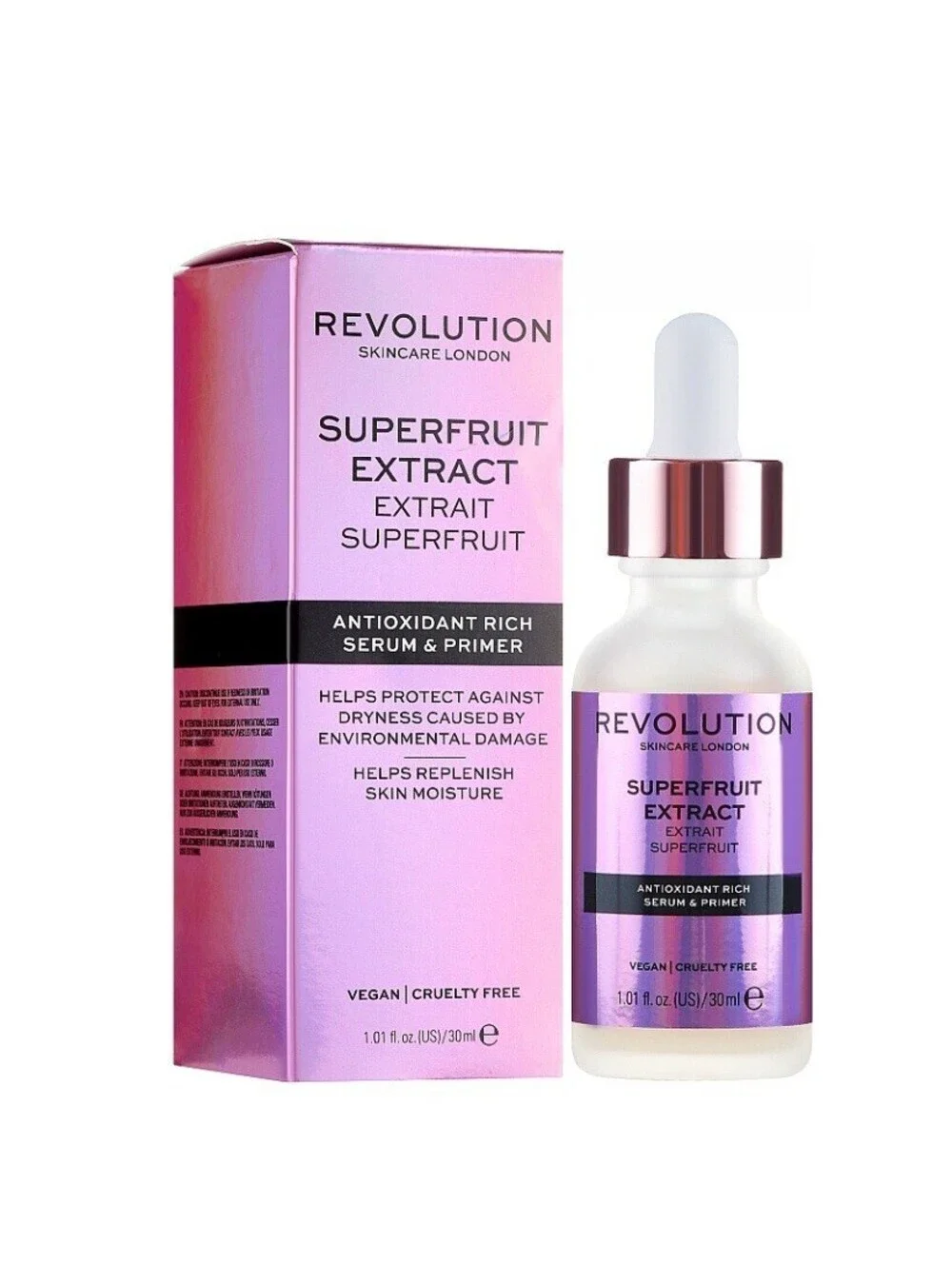 Revolution Skincare Serum Primer superfruit moisture spa 2 pk new sealed $70